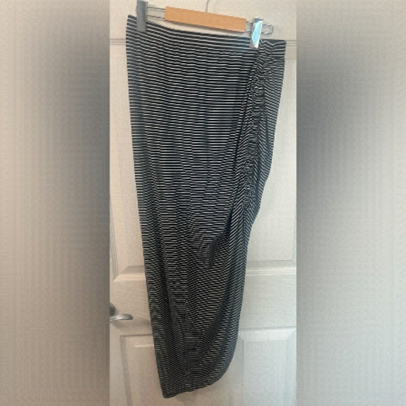 STRIPED Maxi/ Midi Skirt - Picture 1 of 3